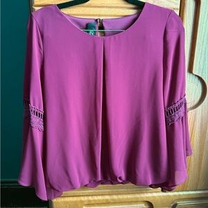 Elegant Maroon Women's Top